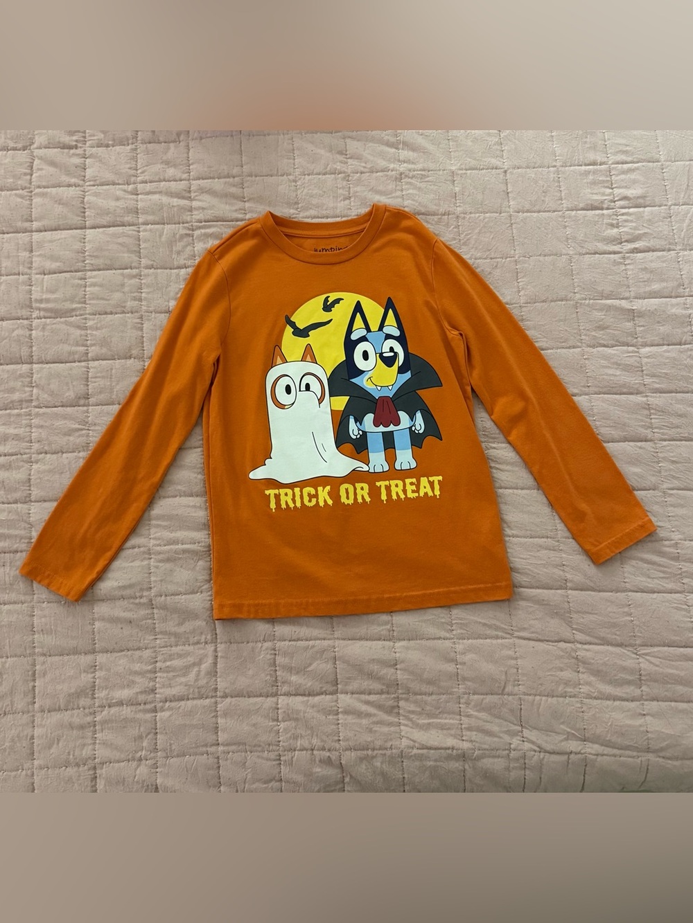 jumping beans Orange Halloween 'Trick or Treat' Long-Sleeve Tee